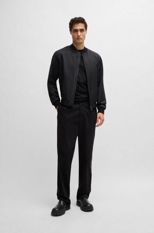 Camiseta De Algodão Mercerizado Com Monograma