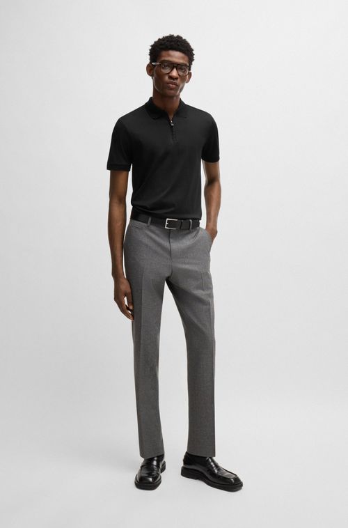 Polo Slim De Algodão Mercerizado