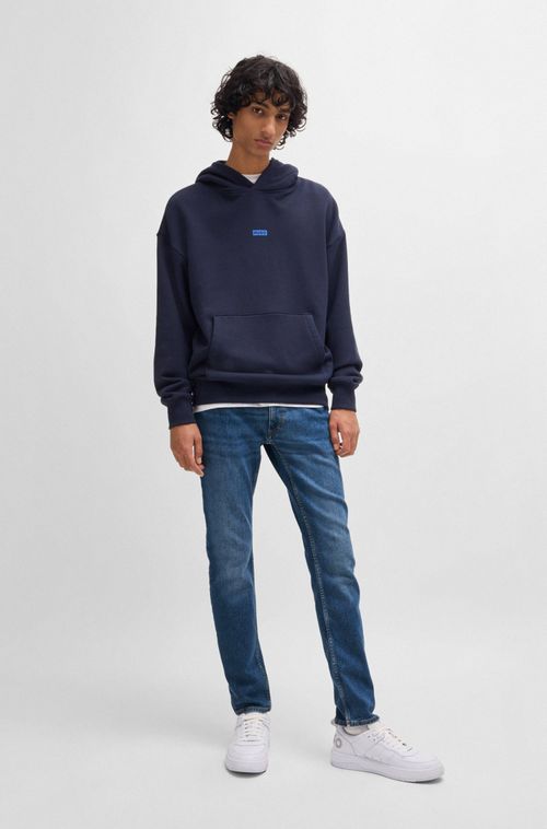 Calças Jeans Extra-Slim De Jeans Azul-Marinho