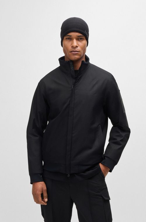 Casaco Almofadado Repelente À Água Com Logo