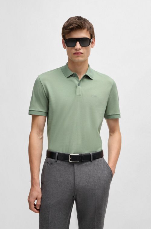 Polo Pallas Regular-Fit De Algodão Com Logo Bordado