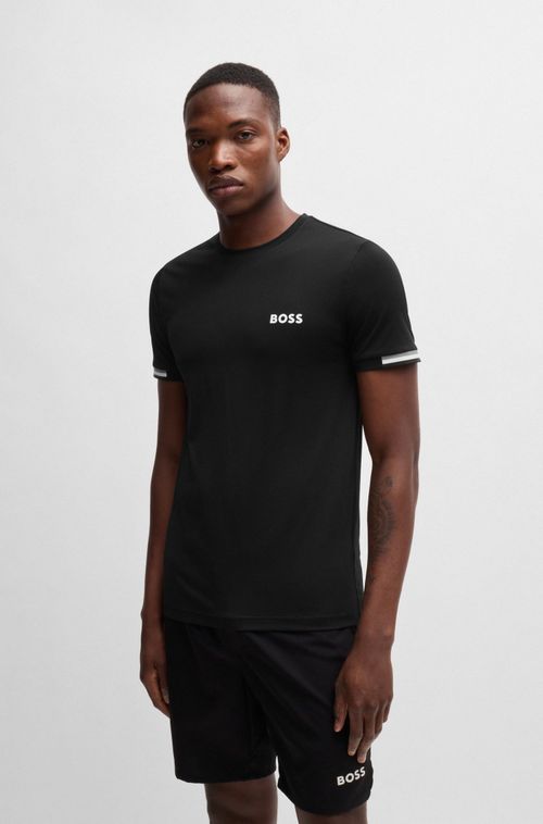 Camiseta Boss X Matteo Berrettini De Tecido Waffle