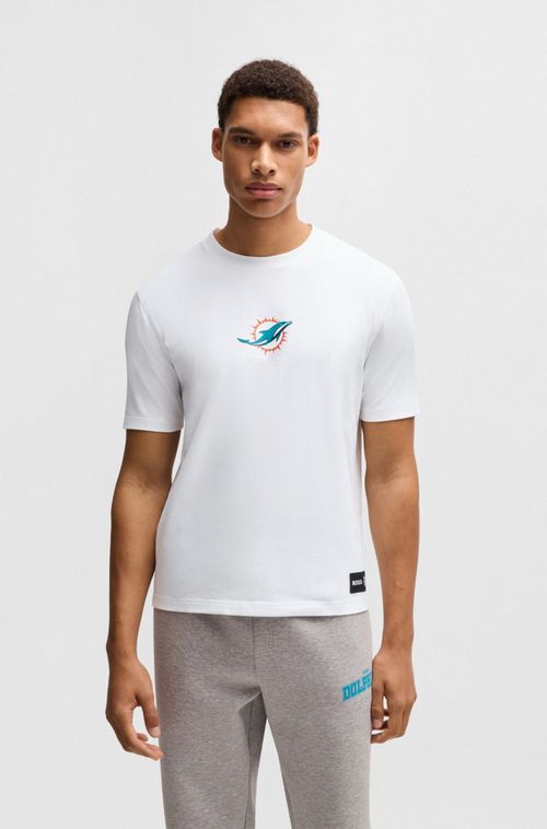 Camiseta BOSS X NFL De Algodão Com Marca Especial