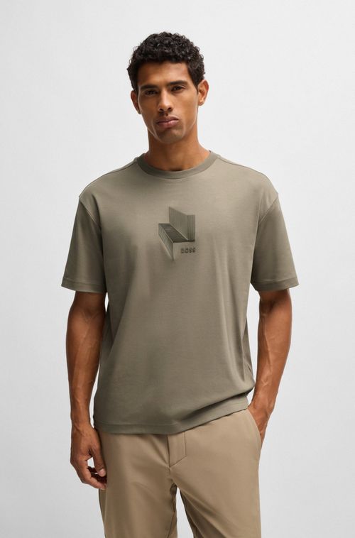 Camiseta Descontraída De Algodão Com Arte