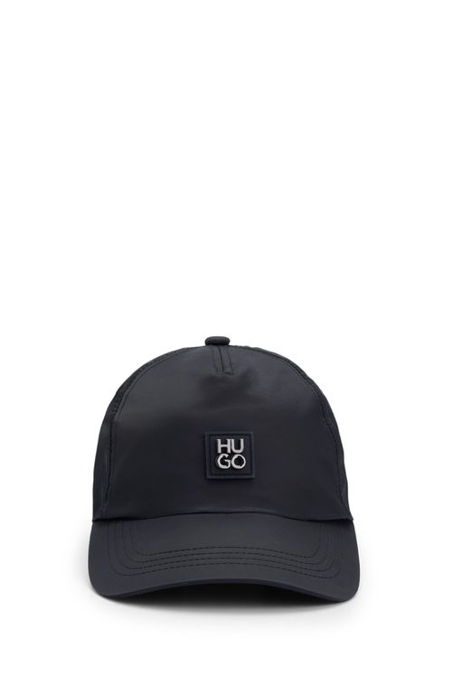 Boné Em Nylon Impermeável Com Emblema De Logo