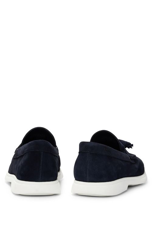 Mocassins De Camurça Com Detalhe De Franja