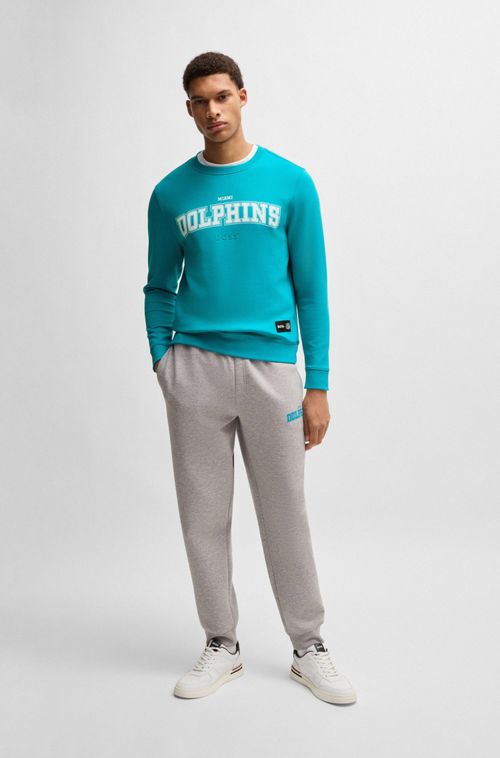 Moletom Regular Boss X Nfl Com Marca Especial