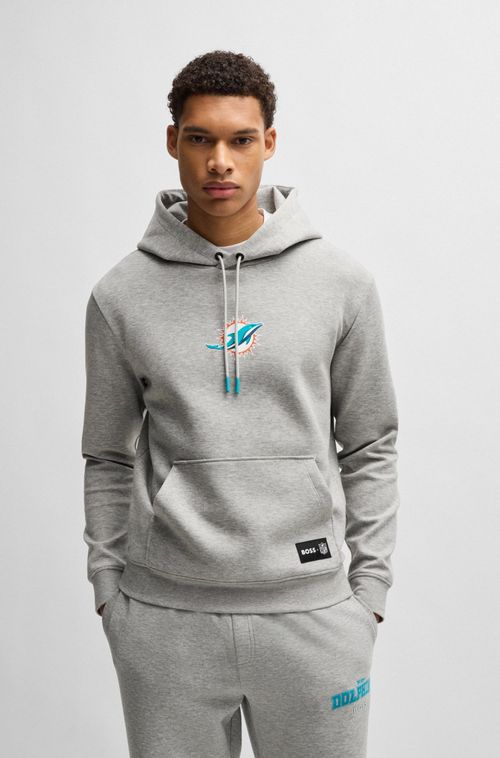 Moletom Com Capuz Boss X Nfl Interlock Com Marca Especial