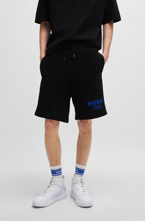 Shorts De Algodão Com Logo Da Nova Temporada