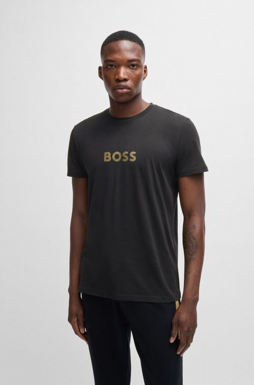 Camiseta Regular De Algodão Com Proteção Uv