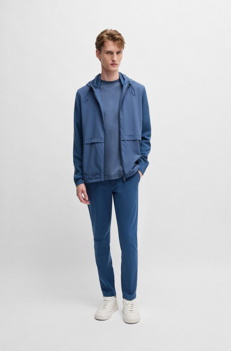 Camiseta De Algodão Com Acabamentos Tonais