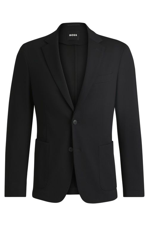 Blazer Slim De Tecido Elástico Lavável
