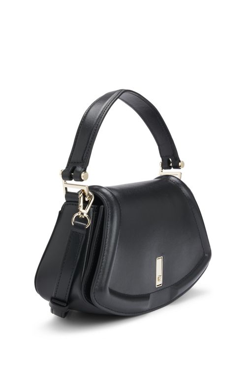 Bolsa A Tiracolo De Couro Ariell Com Monograma Double B