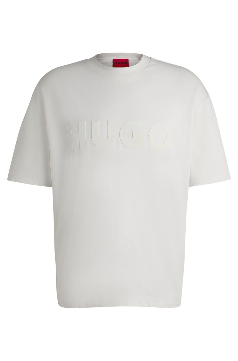 Camiseta De Jersey De Algodão Com Logo
