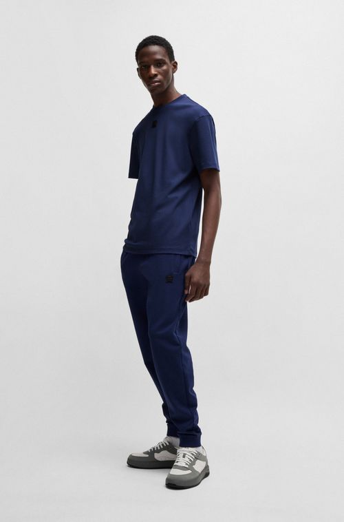 Calças De Treino De Algodão Com Logo