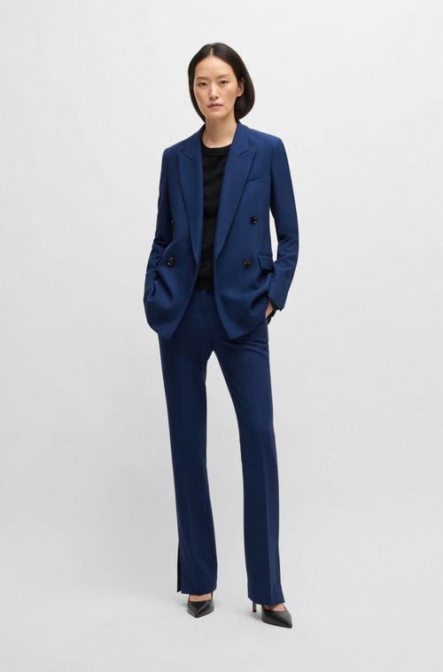Blazer Regular Com Fecho Trespassado