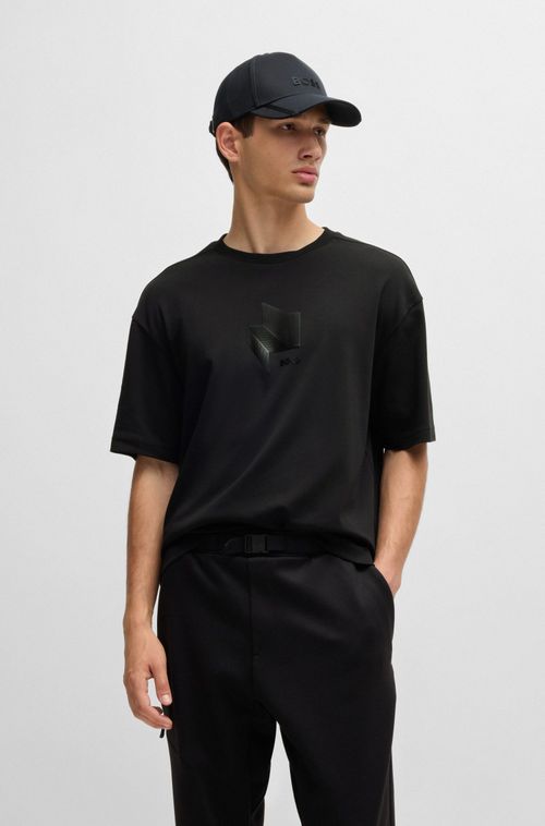 Camiseta Descontraída De Algodão Com Arte
