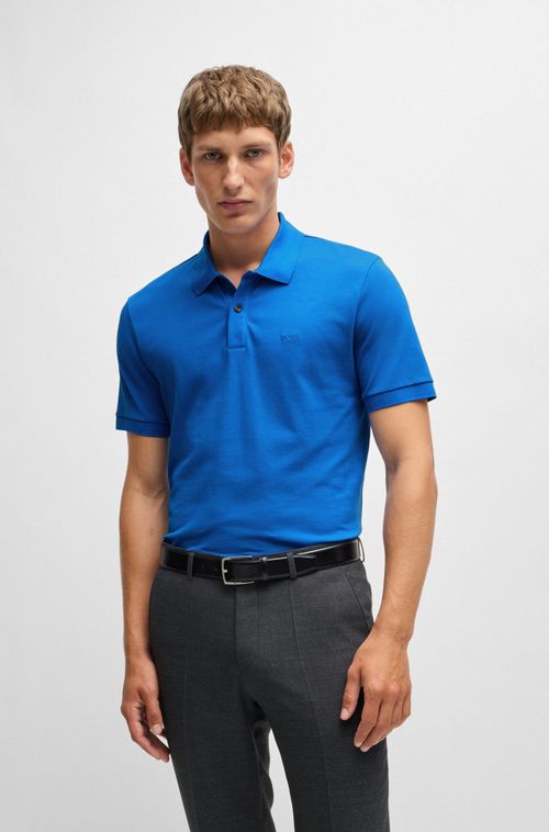 Polo Pallas Regular-Fit De Algodão Com Logo Bordado