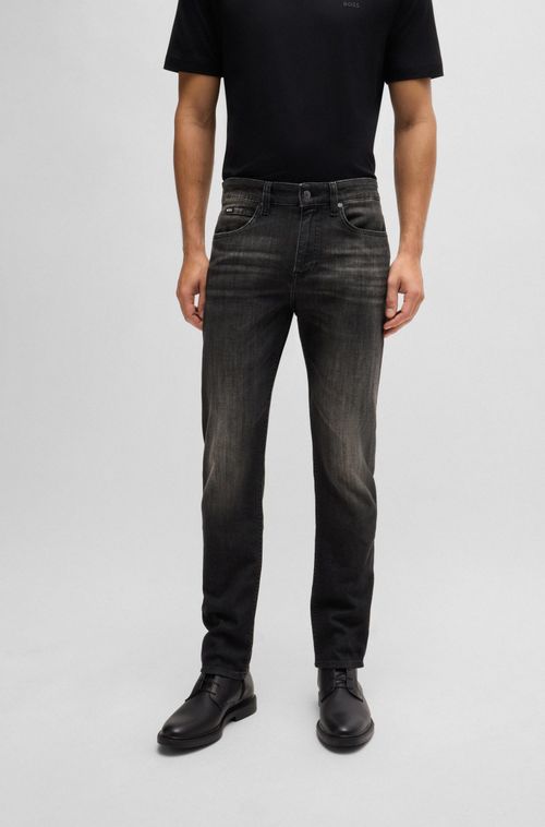 Calças Delaware Slim De Jeans Elástico Preto