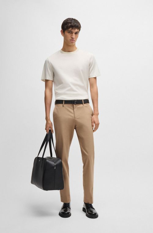 Camiseta Regular-Fit Em Algodão Estruturado
