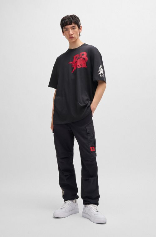 Camiseta HUGO X Racing Bulls De Algodão