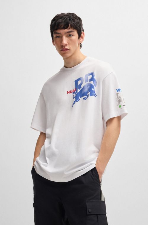 Camiseta HUGO X Racing Bulls De Algodão