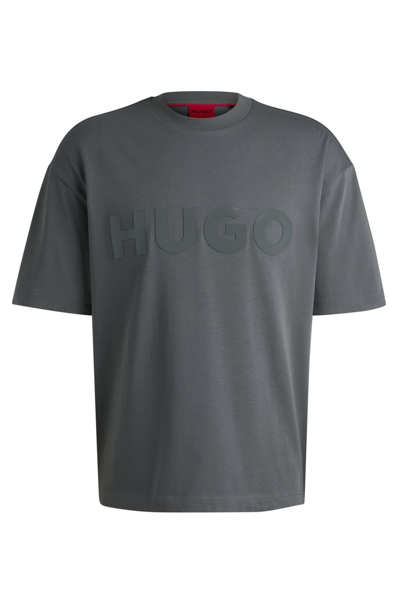 Camiseta De Jersey De Algodão Com Logo