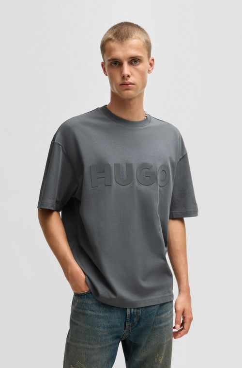 Camiseta De Jersey De Algodão Com Logo