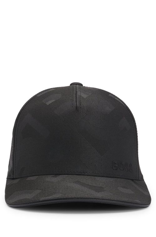 Boné Com Monograma E Logo Bordado
