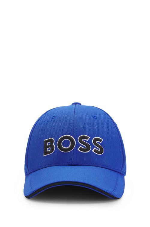 Boné De Seis Painéis Em Piqué Com Logo Bordado