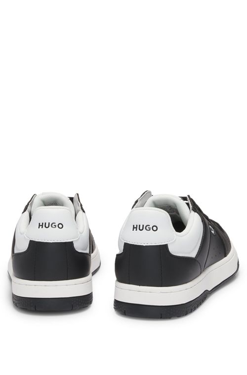 Tênis De Couro Sintético Com Logo