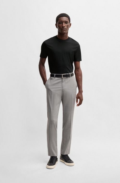 Camiseta Slim De Algodão Mercerizado