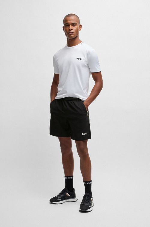 Shorts Boss X Matteo Berrettini Em Tecido Quick-Dry