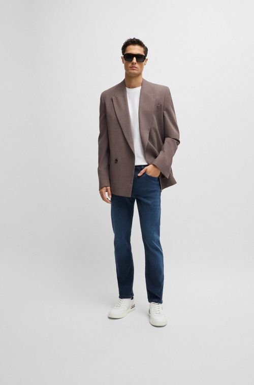 Calças Delaware Slim De Jeans Elástico Tricotado