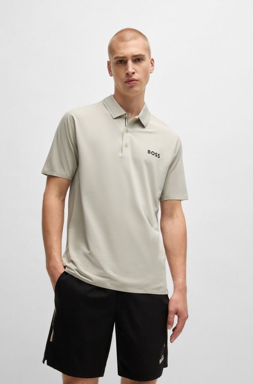 Polo Boss X Matteo Berrettini Slim Com Proteção Uv