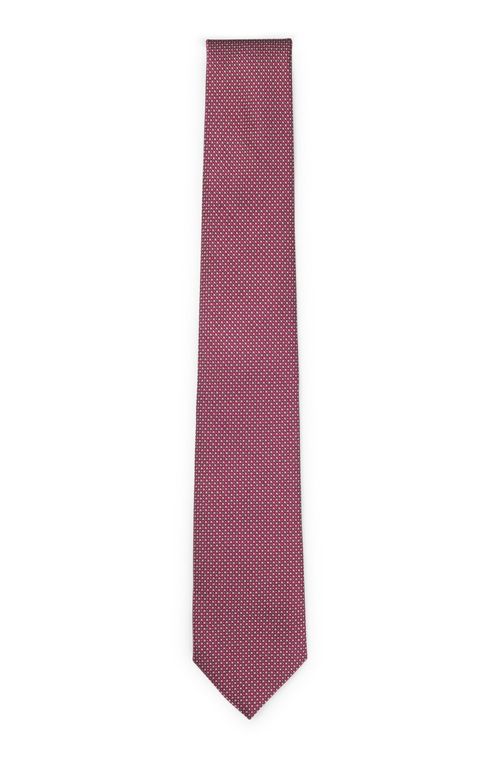 Gravata De Seda Com Padrão Jacquard