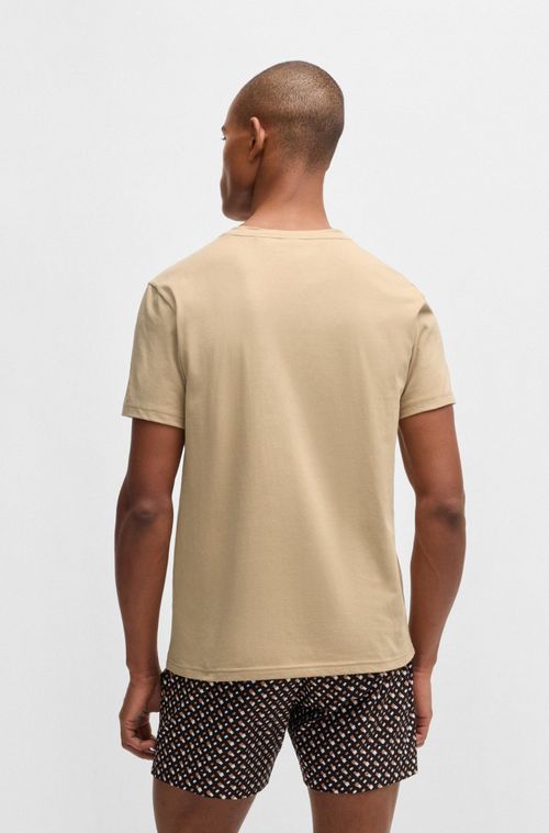Camiseta Em Jersey De Algodão Com Proteção Uv