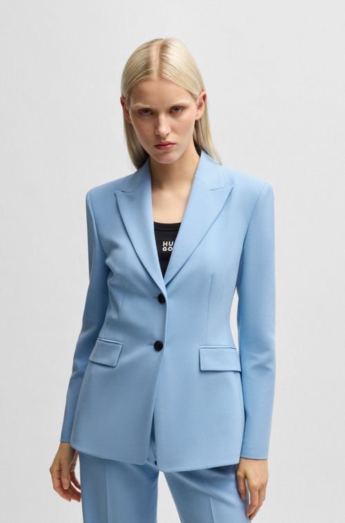 Blazer Slim Com Botões Contrastantes
