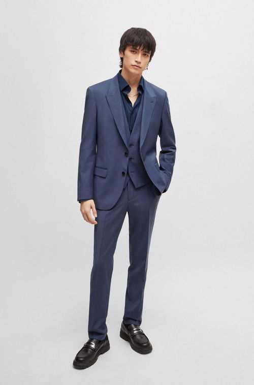 Camisa De Corte Slim Em Popelina De Algodão Misto