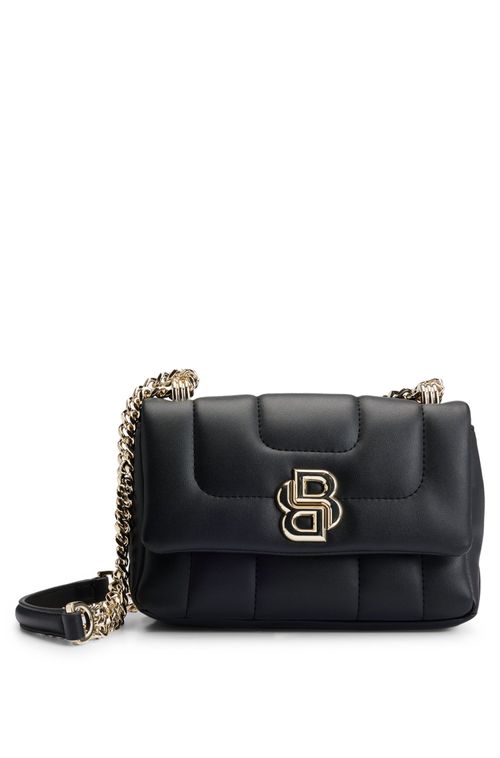 Bolsa Acolchoada Em Couro Sintético Com Monograma Double B