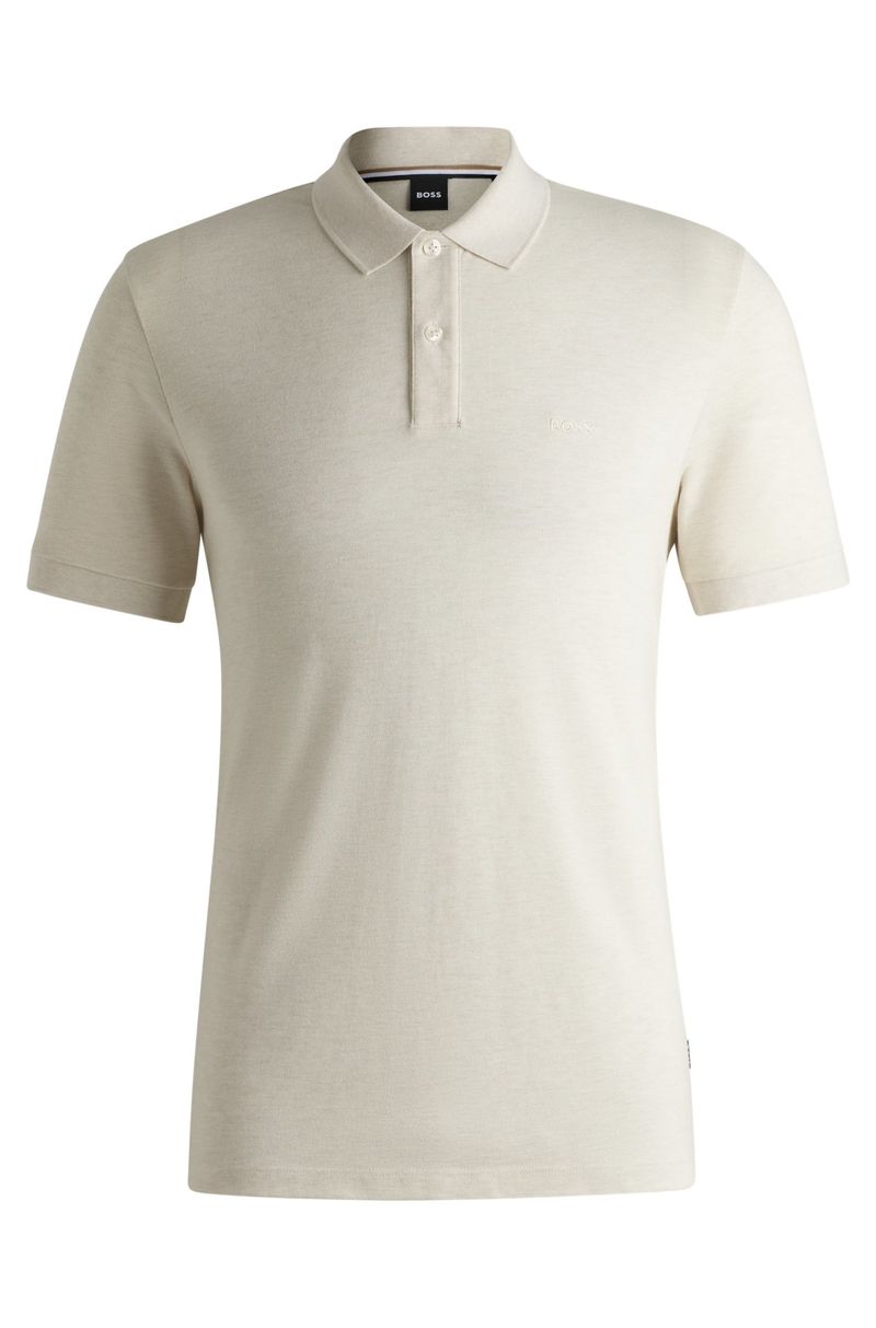 Polo Pallas De Ajuste Regular Em Algodão Com Logo Bordado