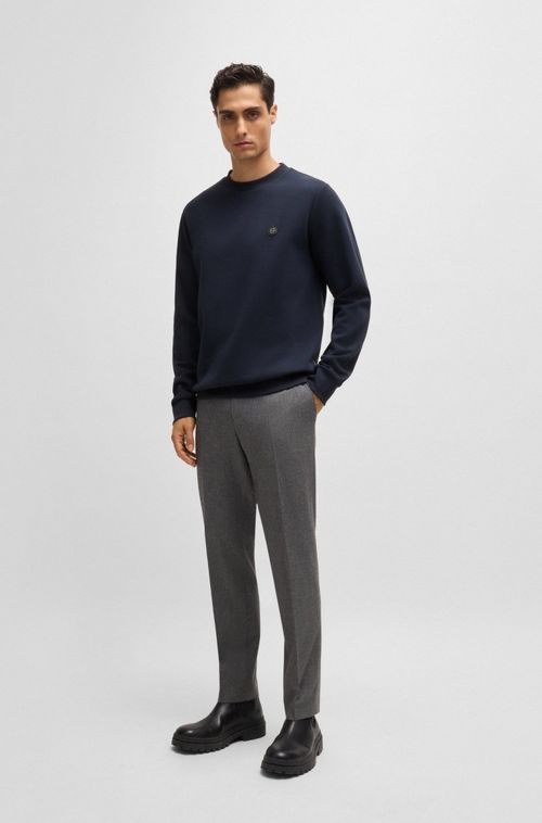 Moletom De Mistura De Algodão Com Monograma Double B