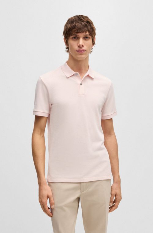 Polo Pallas De Ajuste Regular Em Algodão Com Logo Bordado