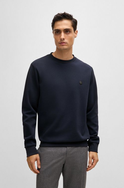 Moletom De Mistura De Algodão Com Monograma Double B