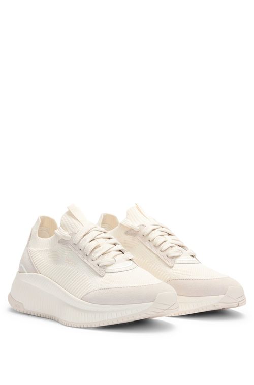 Tênis Ttnm Evo Com Parte Superior Em Malha E Camurça