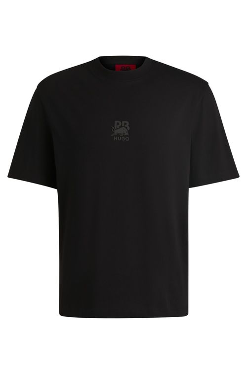 Camiseta De Algodão Hugo X Rb Com Logo