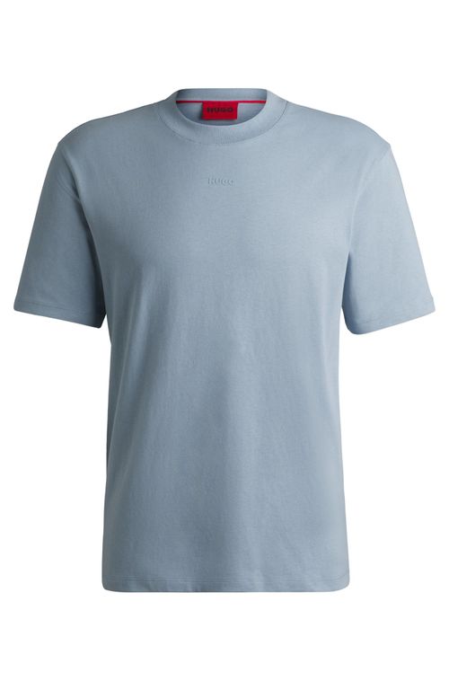 Camiseta Relaxed Fit Em Algodão Com Estampado Do Logo