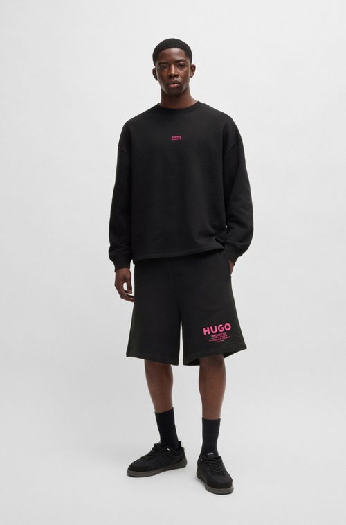 Moletom Em Terry De Algodão Com Logo Estampado