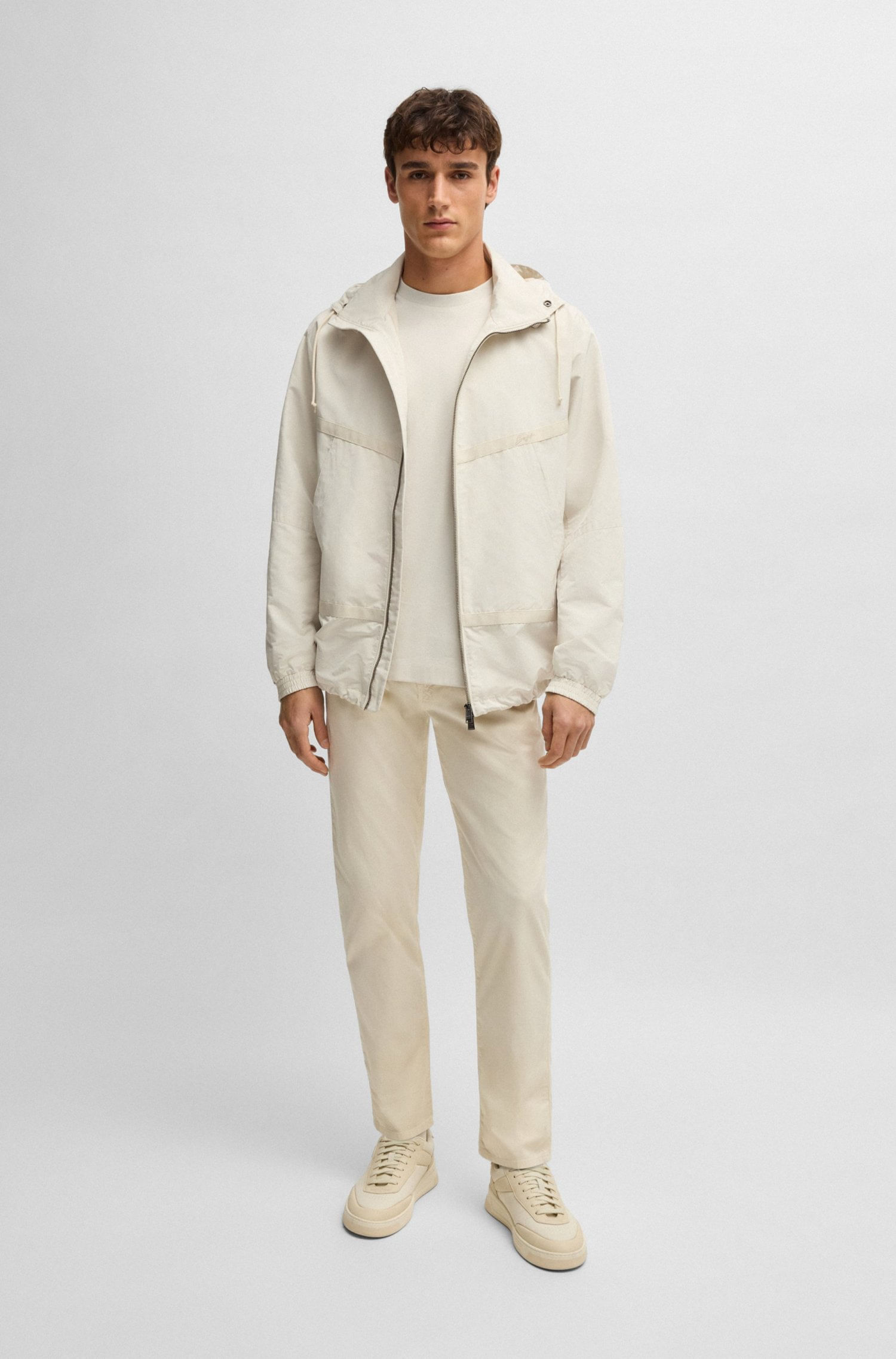 Camiseta De Ajuste Regular Em Algodão Com O Monograma Double B