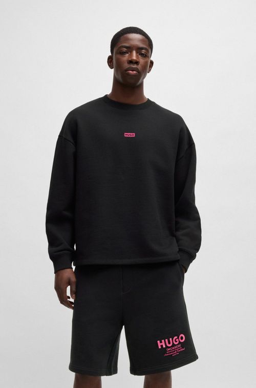 Moletom Em Terry De Algodão Com Logo Estampado